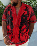 Big & Tall Vintage Short Sleeve Shirt for big men view 1