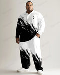 Big & Tall Graphic Splash Ink Two-piece Set for big men view 1