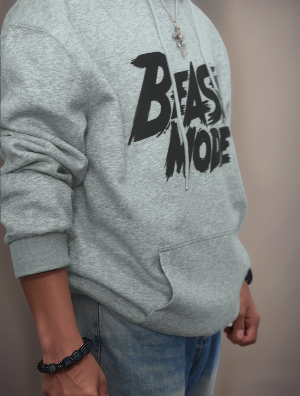 Big & Tall Graphic Hoodie for big men view 3