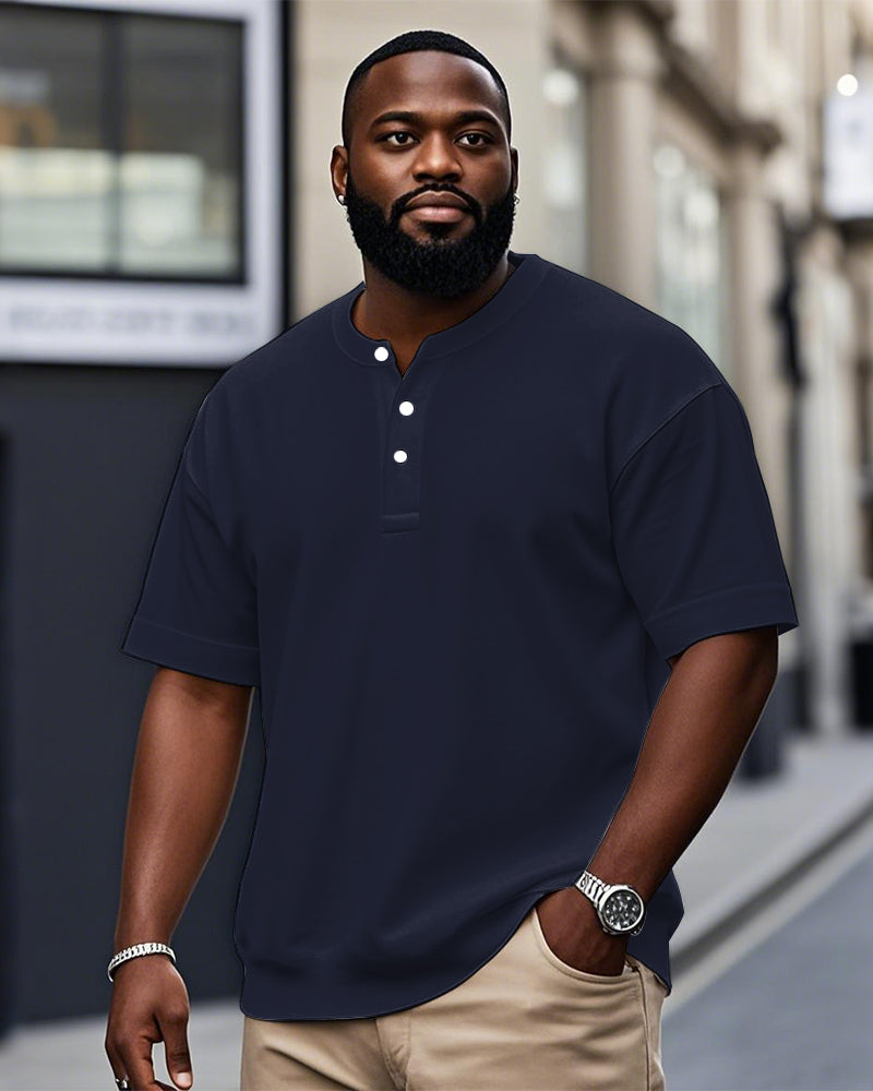 Big & Tall Solid Color T-Shirt for big men view 6