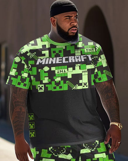 Big & Tall Streetwear Two-piece Set for big men view 2