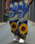 Big & Tall Floral Streetwear Pants for big men