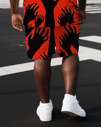 Big & Tall Graphic Two-piece Set for big men view 3