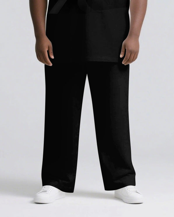 Big & Tall Streetwear T-Shirt Pants Set for big men view 5
