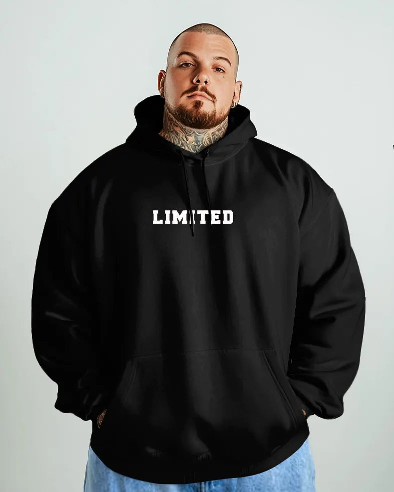 Big & Tall Graphic Hoodie for big men view 2