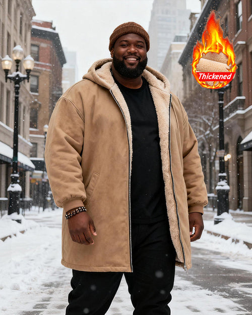 Big & Tall Solid Color Hoodie for big men view 2