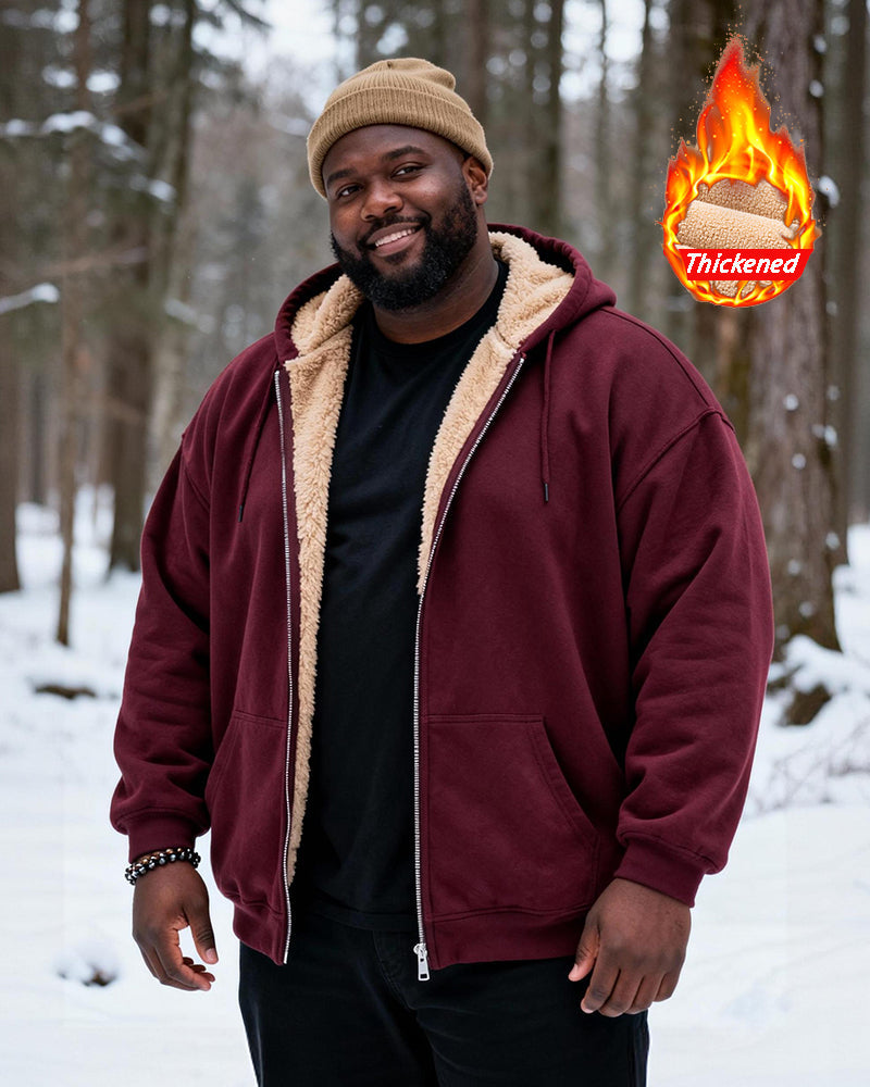 Big & Tall Solid Color Hoodie for big men view 1
