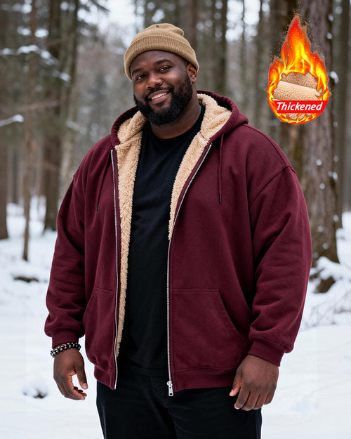 Big & Tall Solid Color Hoodie for big men view 1