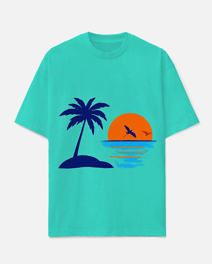 Big & Tall Hawaiian T-Shirt for big men