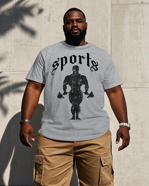 Big & Tall Solid Color T-Shirt for big men