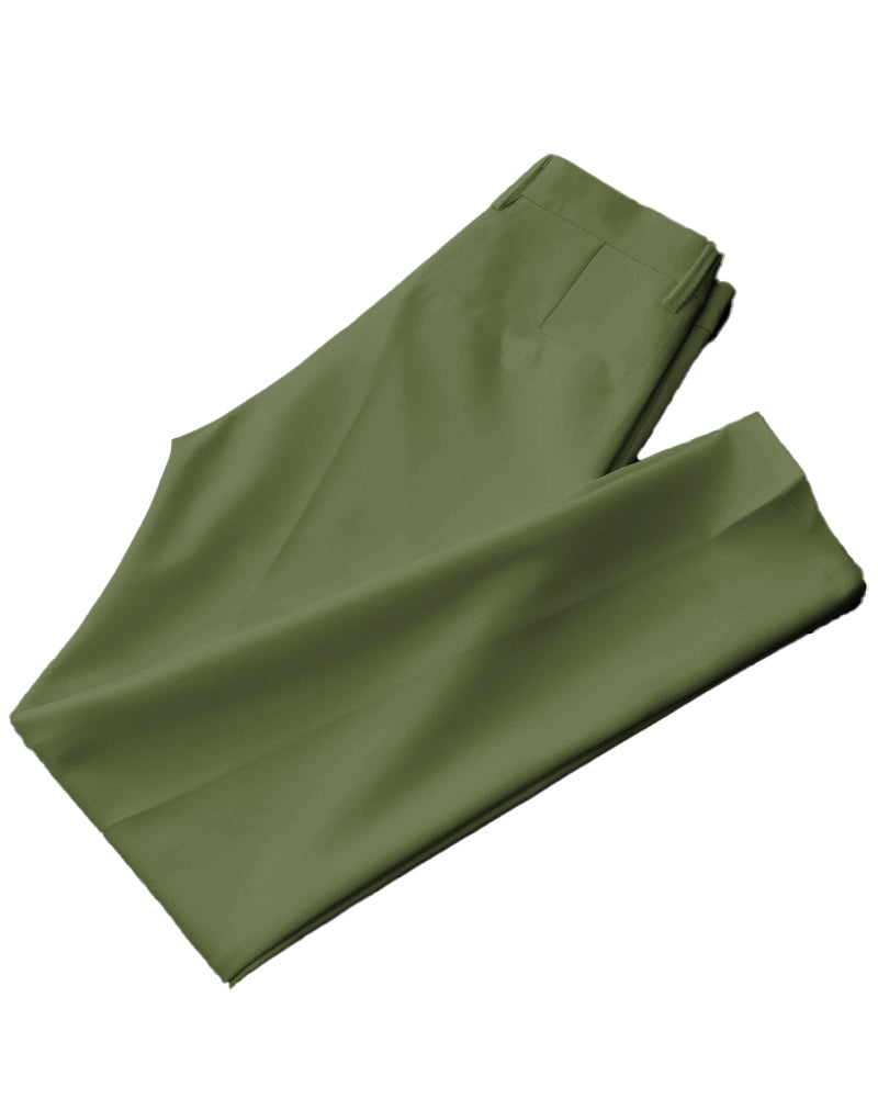 Big & Tall Solid Color Shirt Pants Set for big men view 33
