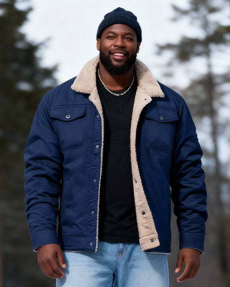 Big & Tall Solid Color Streetwear Men's Clothing for big men view 5