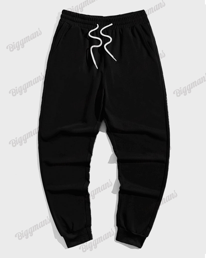 Big & Tall Skull Hoodie Sweatpants Set for big men view 4