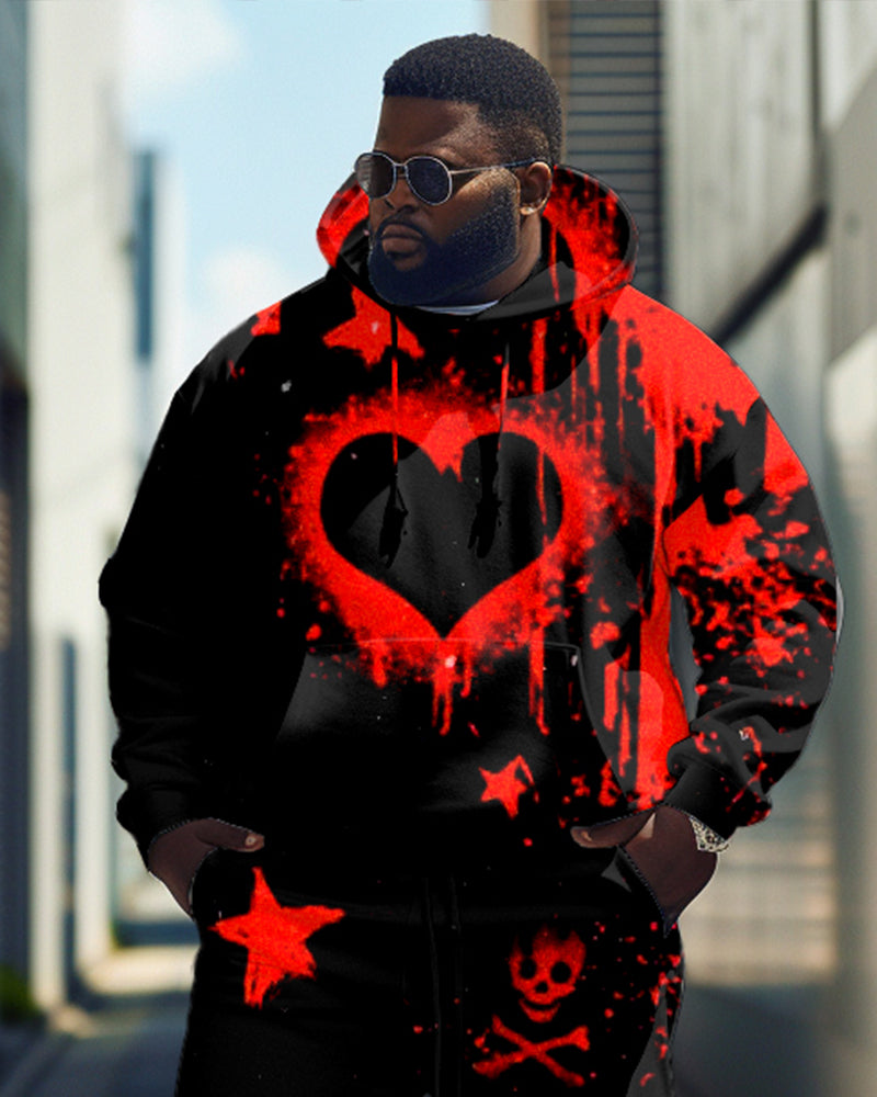 Big & Tall Streetwear Hoodie for big men view 2