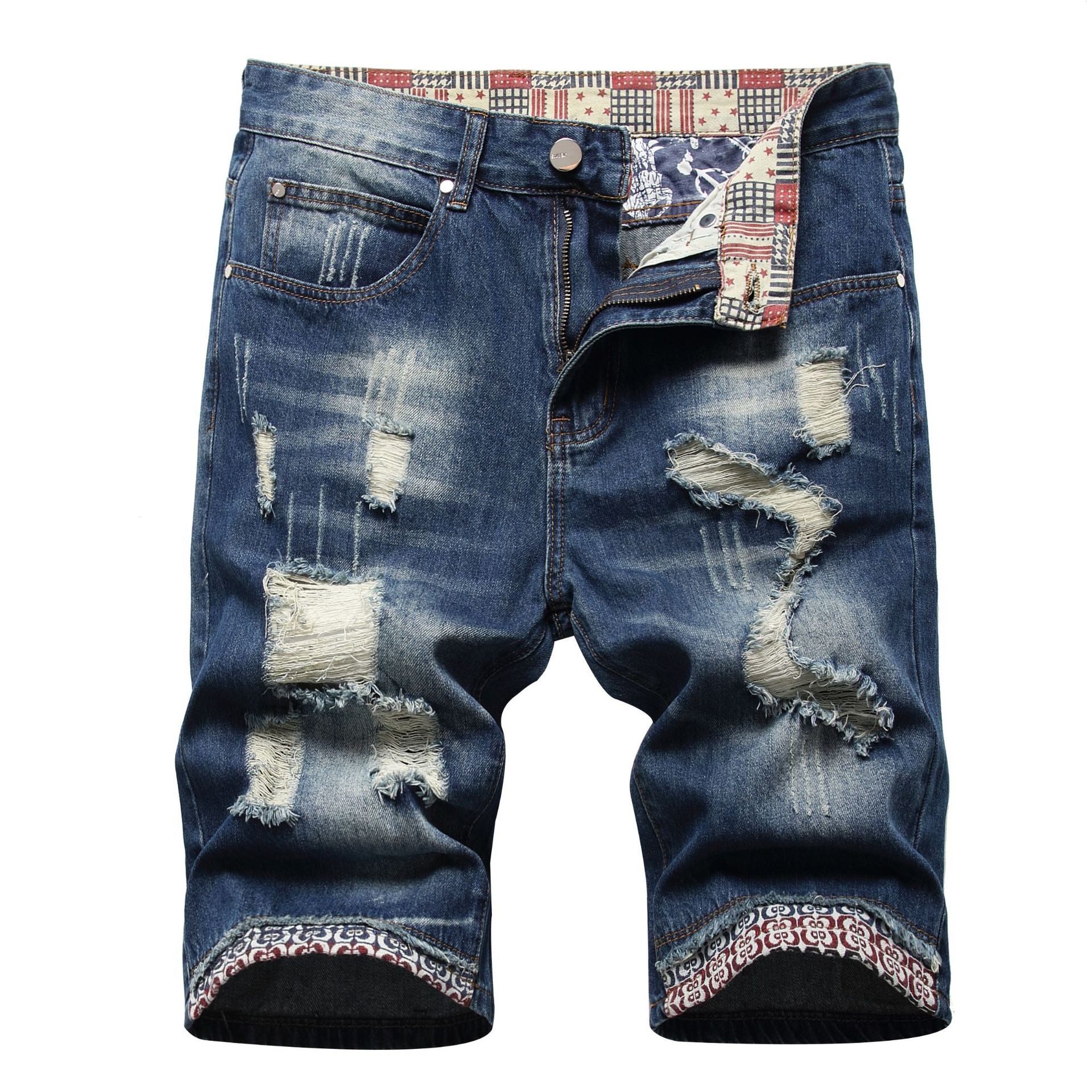 Big & Tall Denim Graffiti Streetwear Jeans for big men view 2