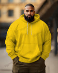 Big & Tall Solid Color Hoodie for big men view 3
