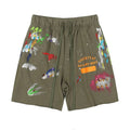Big & Tall Graphic Splash Ink Athletic Shorts for big men view 1