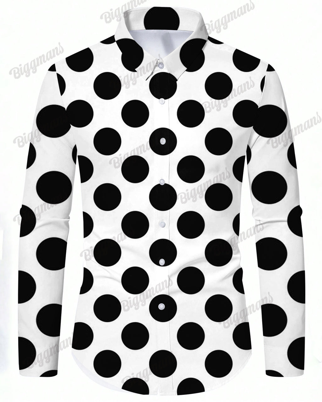 Big & Tall Plaid Vintage Long Sleeve Shirt for big men view 2