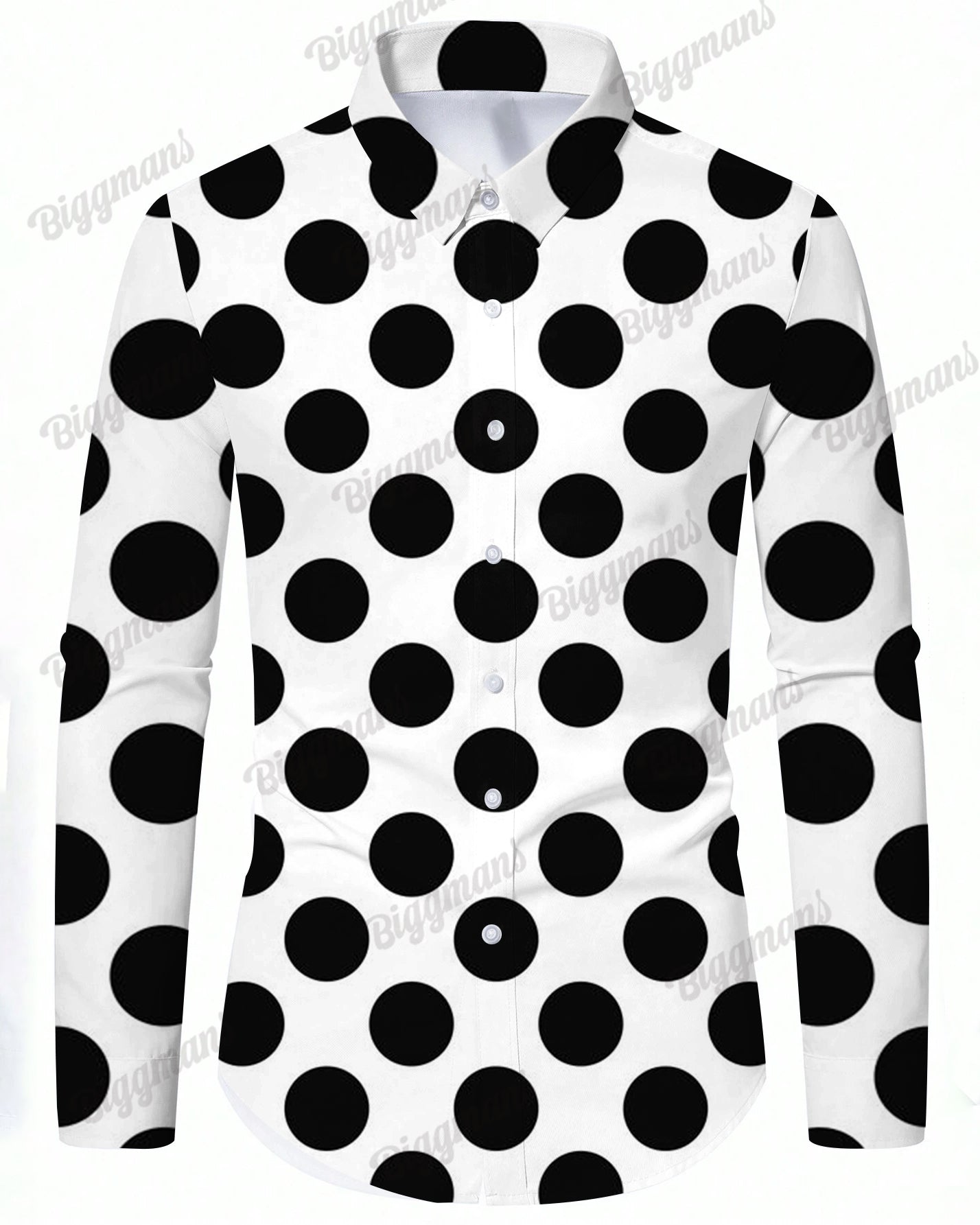 Big & Tall Plaid Vintage Long Sleeve Shirt for big men view 2