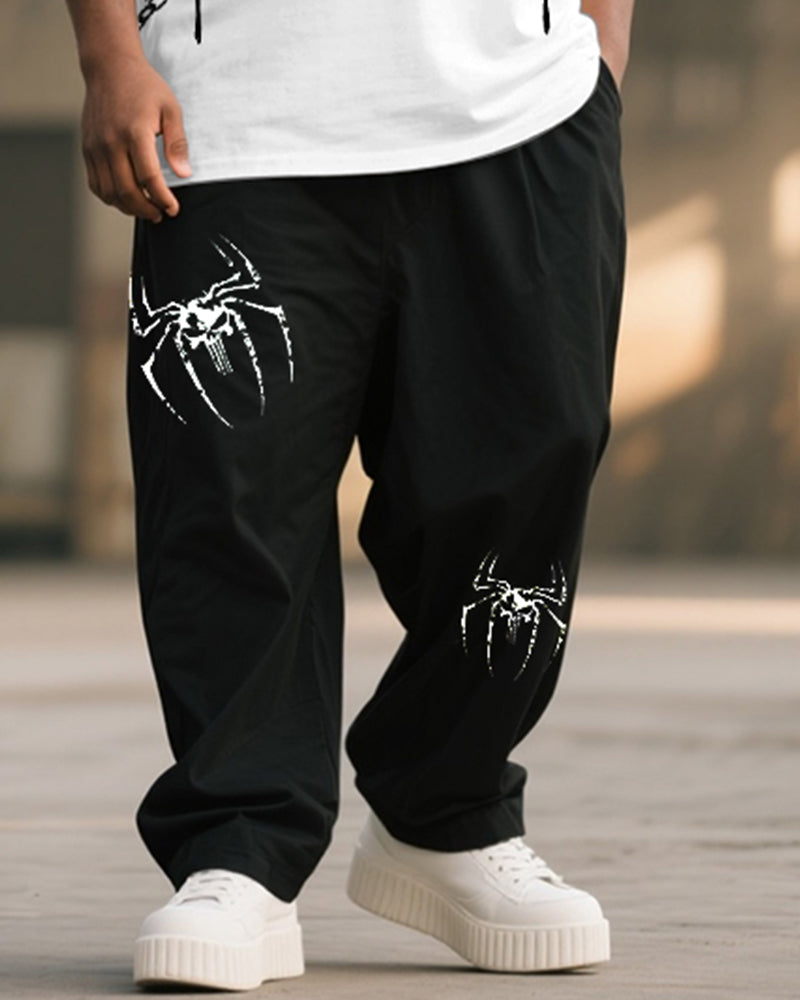 Big & Tall Graphic T-Shirt Pants Set for big men view 3