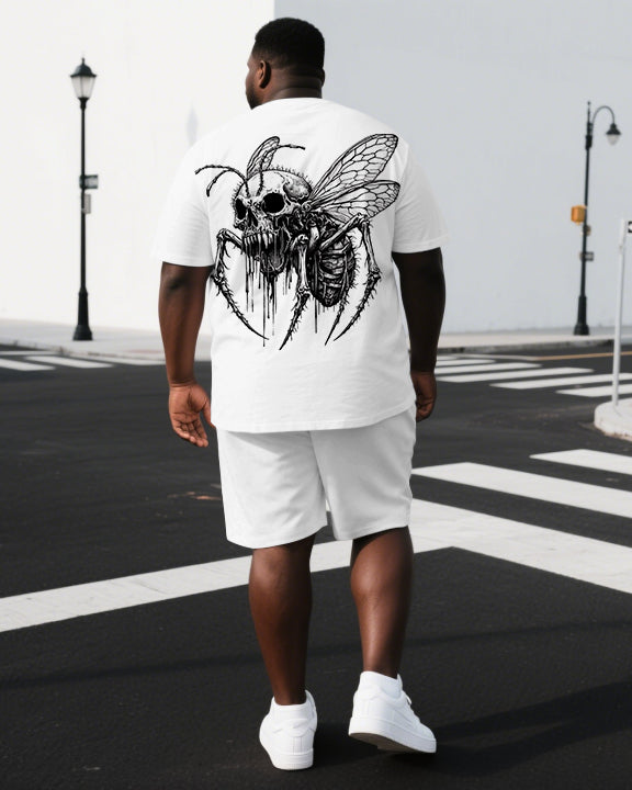 Big & Tall Graphic Skull Two-piece Set for big men view 1