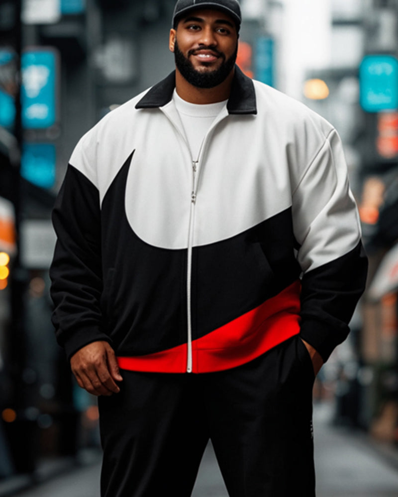 Big & Tall Athletic Two-piece Set for big men view 2