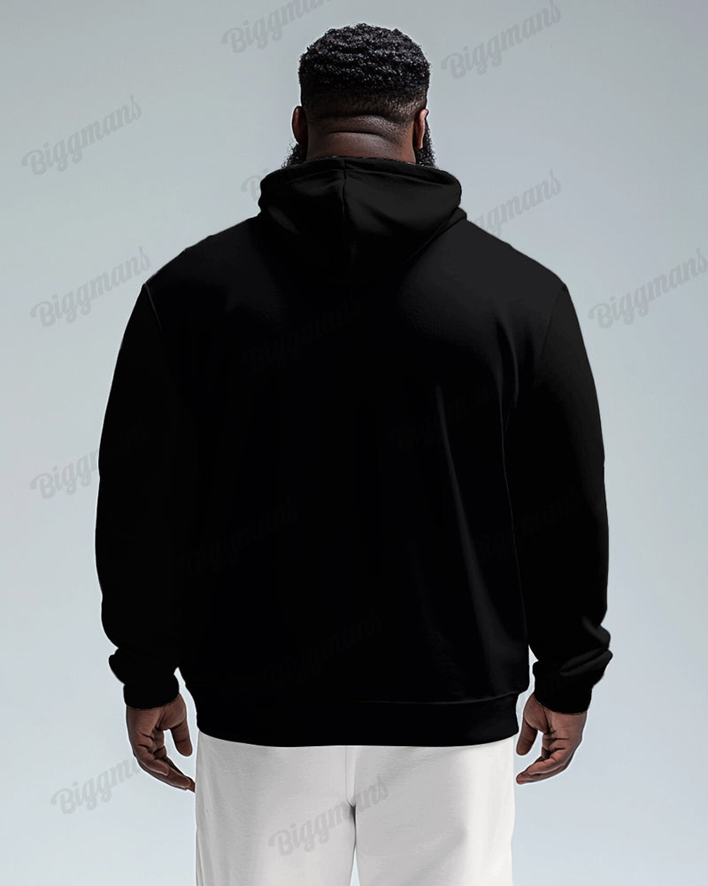 Big & Tall Graphic Hoodie for big men view 2