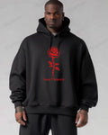 Big & Tall Graphic Streetwear Hoodie for big men