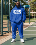 Big & Tall Graphic Hoodie Sweatpants Set for big men view 1