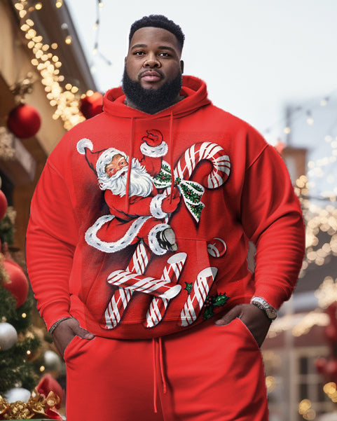 Big & Tall Skull Hoodie for big men view 2