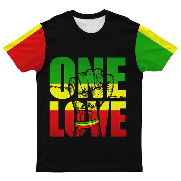 Big & Tall Juneteenth T-Shirt for big men view 2