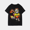 Big & Tall Black Streetwear T-Shirt for big men view 2