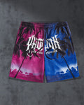 Big & Tall Colorblock Gradient Shorts for big men