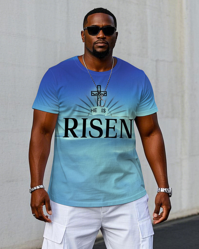 Big & Tall Gradient T-Shirt for big men
