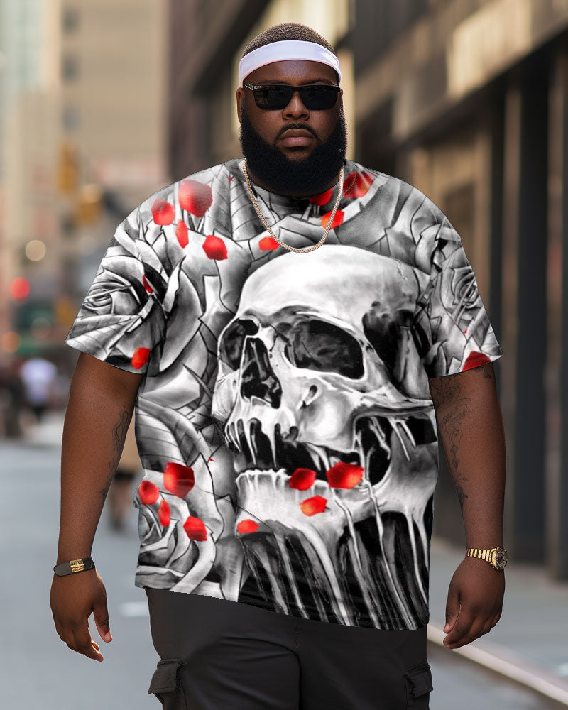 Big & Tall Skull T-Shirt for big men