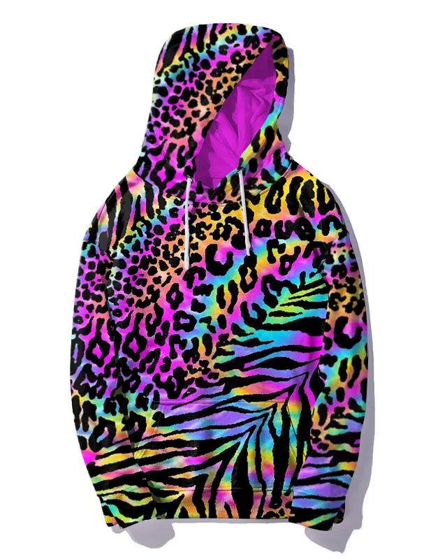 Big & Tall Graphic Graffiti Hoodie Sweatpants Set for big men view 4