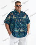 Big & Tall Streetwear Short Sleeve Shirt for big men