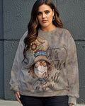 Big & Tall Washed Graphic Vintage Men's Clothing for big men
