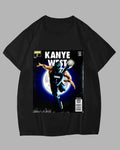 Big & Tall Black Graphic T-Shirt for big men view 1