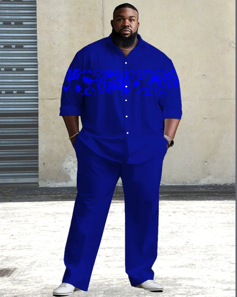 Big & Tall Vintage Two-piece Set for big men view 1