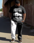 Big & Tall Graphic T-Shirt Pants Set for big men view 1