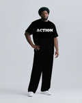 Big & Tall Streetwear T-Shirt Pants Set for big men view 1