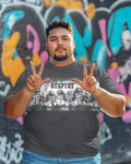 Big & Tall Solid Color Streetwear T-Shirt for big men
