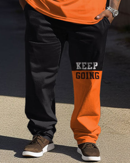 Big & Tall Graphic Two-piece Set for big men view 3