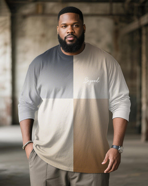 Big & Tall Gradient Graphic T-Shirt for big men view 1
