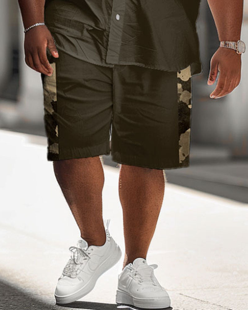 Big & Tall Graphic Camouflage Vintage Jeans for big men view 3