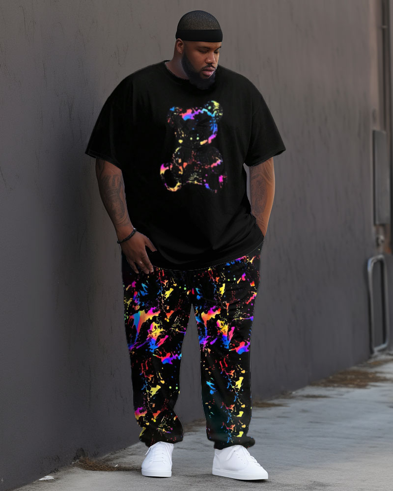 Big & Tall Streetwear Two-piece Set for big men view 1