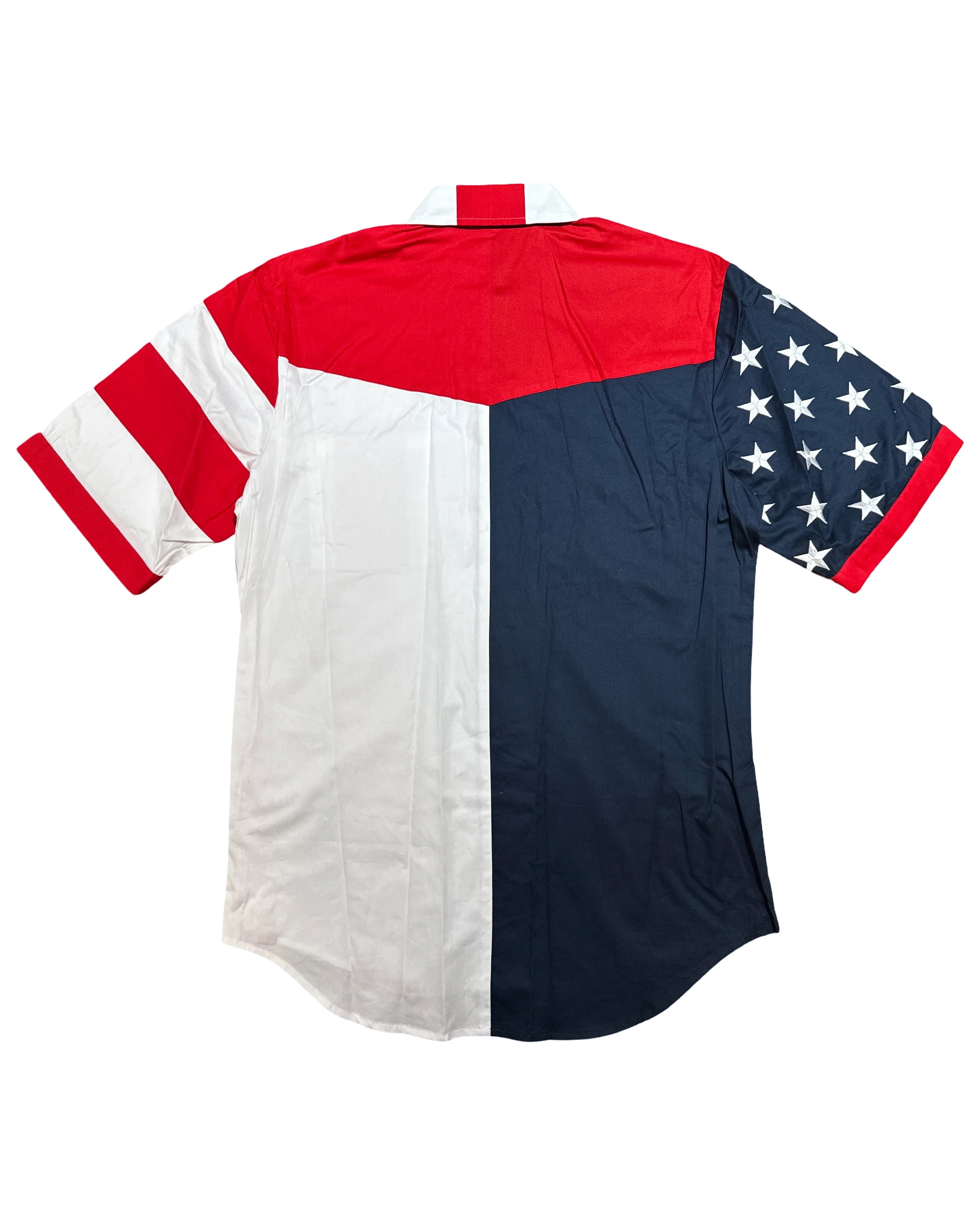 Big & Tall Western T-Shirt Pants Set for big men view 5
