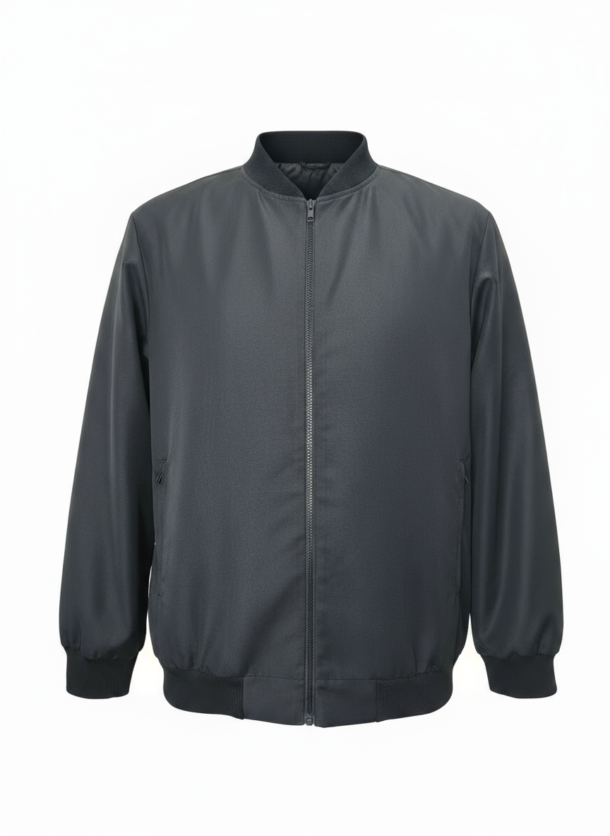 Big & Tall Black Solid Color Men's Clothing for big men view 5