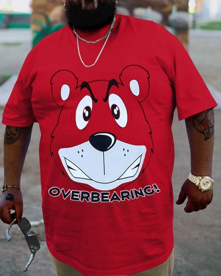Big & Tall Red T-Shirt for big men view 1